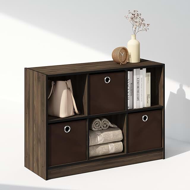 6-Cube Closet Storage Organizer with Bins