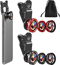 2-Pack 3-in-1 Phone Camera Lens Kit for Video and Vlogs