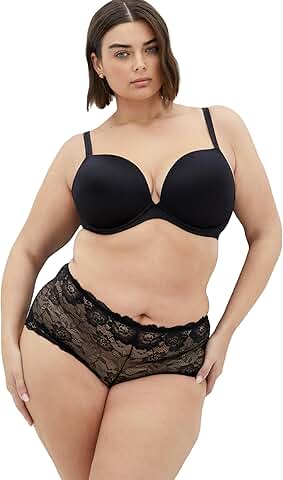 Plus Size Women's Shorty Lace Underwear Pack