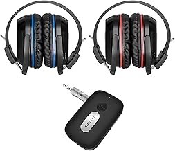 Wireless Infrared Headphones for Car DVD with Bluetooth Adapter