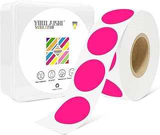 1000 Small Color Coding Round Stickers