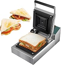 Portable 1000W Sandwich and Cheese Maker