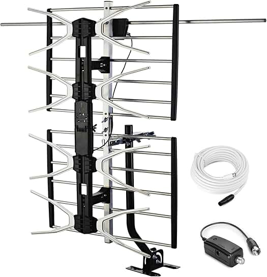Outdoor Digital HD TV Antenna with 150 Mile Range