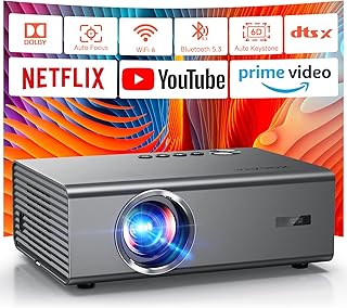 4K Smart Projector with Auto Focus and Dolby Audio