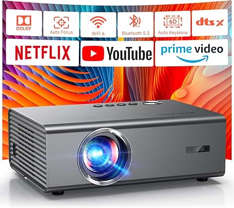 4K Smart Projector with Auto Focus and Dolby Audio