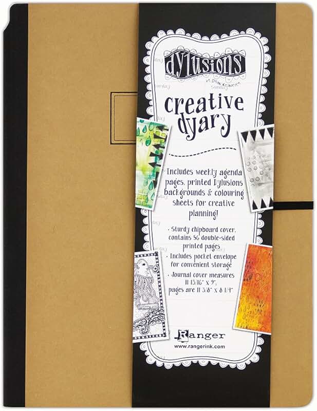 Black Dylusions Creative Dyary for Scrapbooking and Stamping