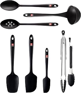8-Piece Silicone Kitchen Utensil Set for Cooking and Baking
