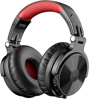 Wireless Over-Ear Headphones with Deep Bass and Long Battery Life