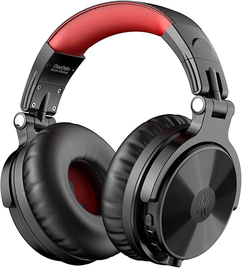 Wireless Over-Ear Headphones with Deep Bass and Long Battery Life