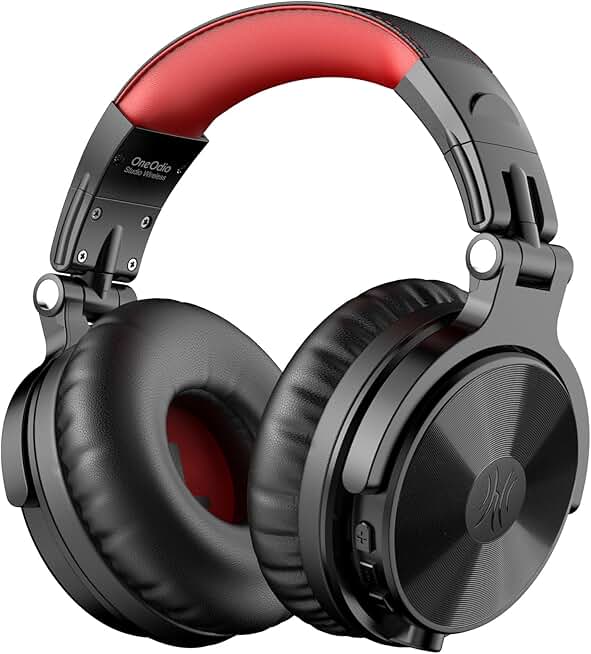 Wireless Over-Ear Headphones with Deep Bass and Long Battery Life