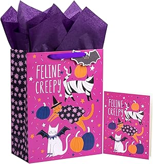 Large Halloween Gift Bag with Card and Tissue