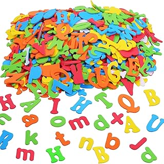 Foam Alphabet Stickers, 1040 Pieces, Assorted Colors