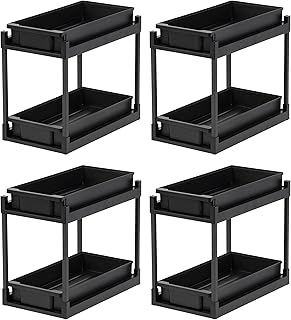 Set of 4 Under Sink and Cabinet Organizers