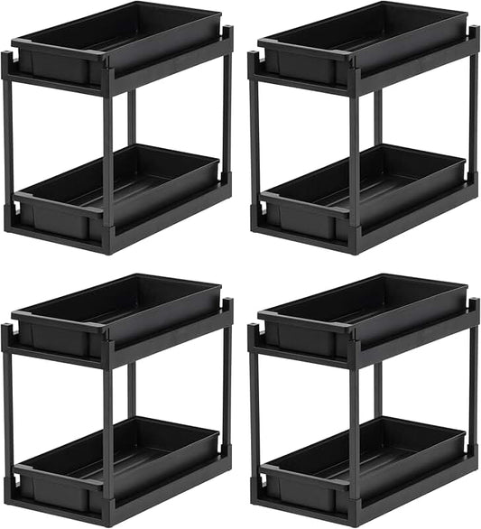 Large Cleaning Caddy with Detachable Divider and Handle