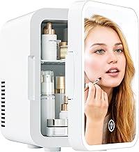 5L Mini Skincare and Makeup Fridge with LED Mirror
