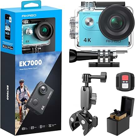 Action Camera and Handlebar Clamp Accessories Kit