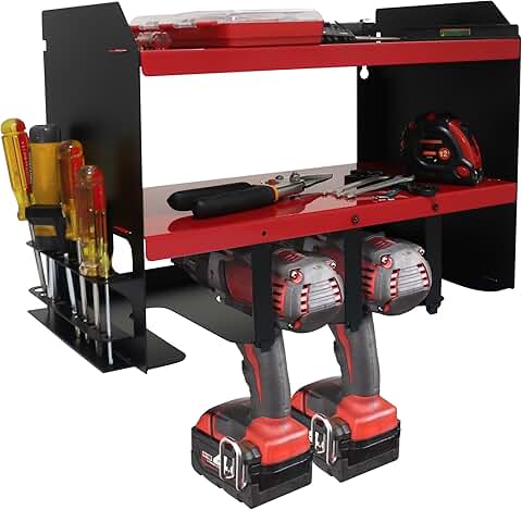 18-Inch Wall-Mounted Heavy Duty Tool Organizer