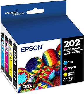 Black and color ink cartridge set for printers