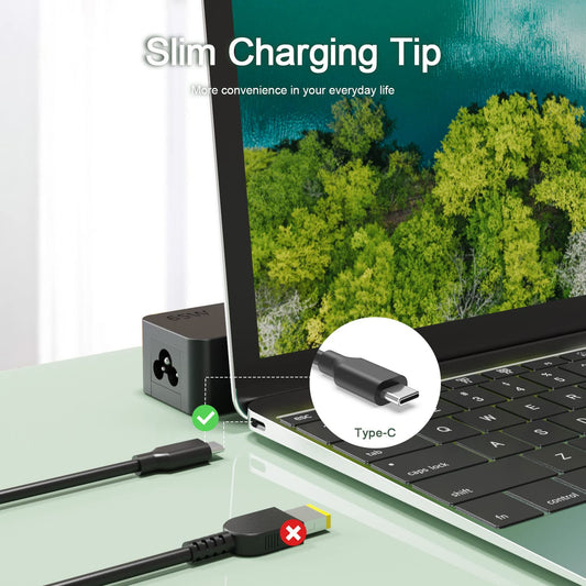 65W USB C Fast Charger Fit for Lenovo Laptop