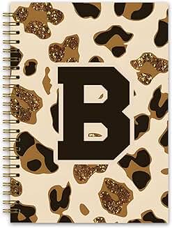 Leopard Print Personalized Notebook for Teen Girls