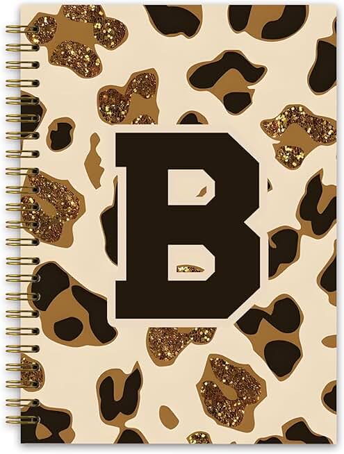 Leopard Print Personalized Notebook for Teen Girls