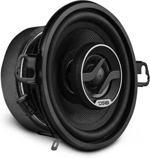 Pair of 3.5-inch 2-way coaxial car speakers