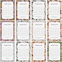 30-Day Habit Tracker Calendar with Floral Design