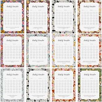 30-Day Habit Tracker Calendar with Floral Design