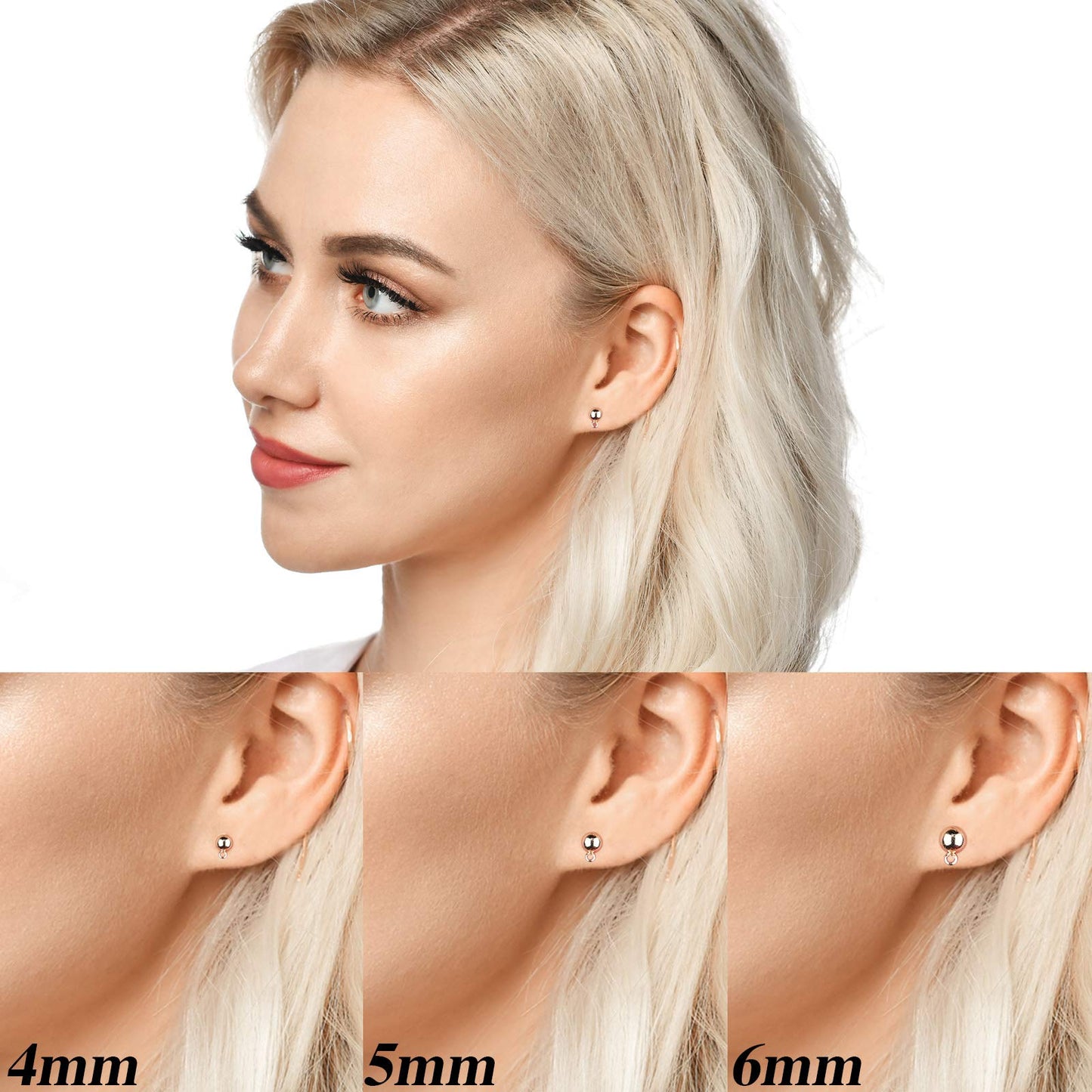 Ball Post Earring Studs and Butterfly Backs for DIY Jewelry Making