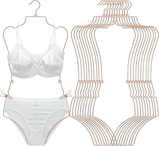 Foldable lingerie and swimsuit hanger with swivel hook