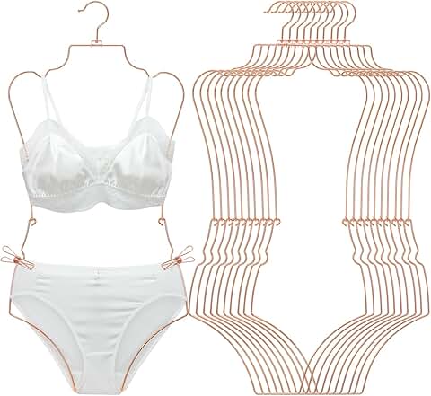 Foldable lingerie and swimsuit hanger with swivel hook