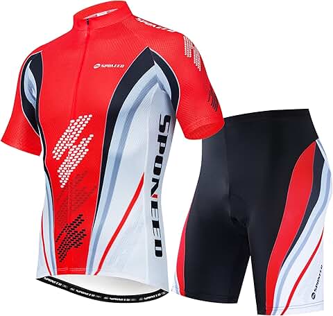 Men's Bicycle Jersey and Shorts Set