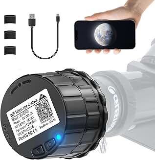 WiFi 4MP Eyepiece Camera for Astronomy and Bird Watching