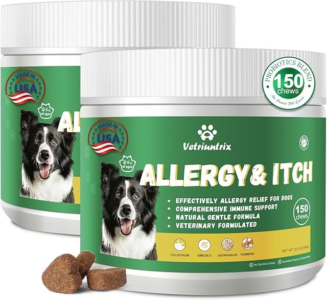 Dog Allergy Relief Chews for Large Dogs