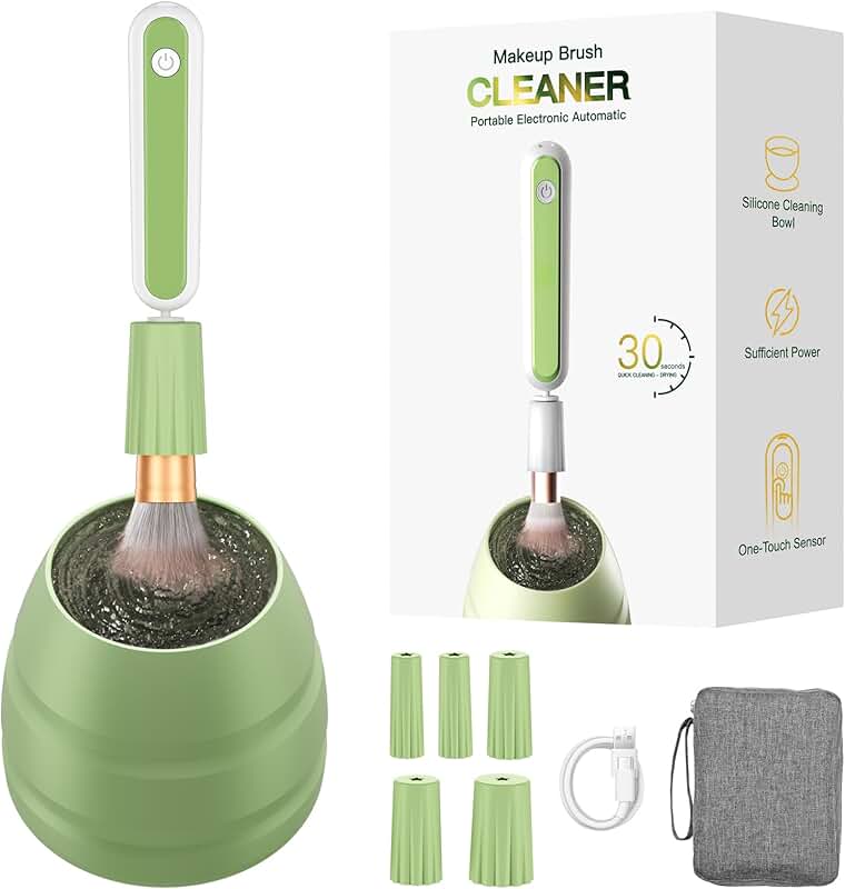 Fast Electric Makeup Brush Cleaner with Storage Case