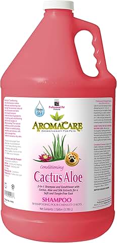 Aloe Nourishing Cactus Dog Shampoo for Soft Fur