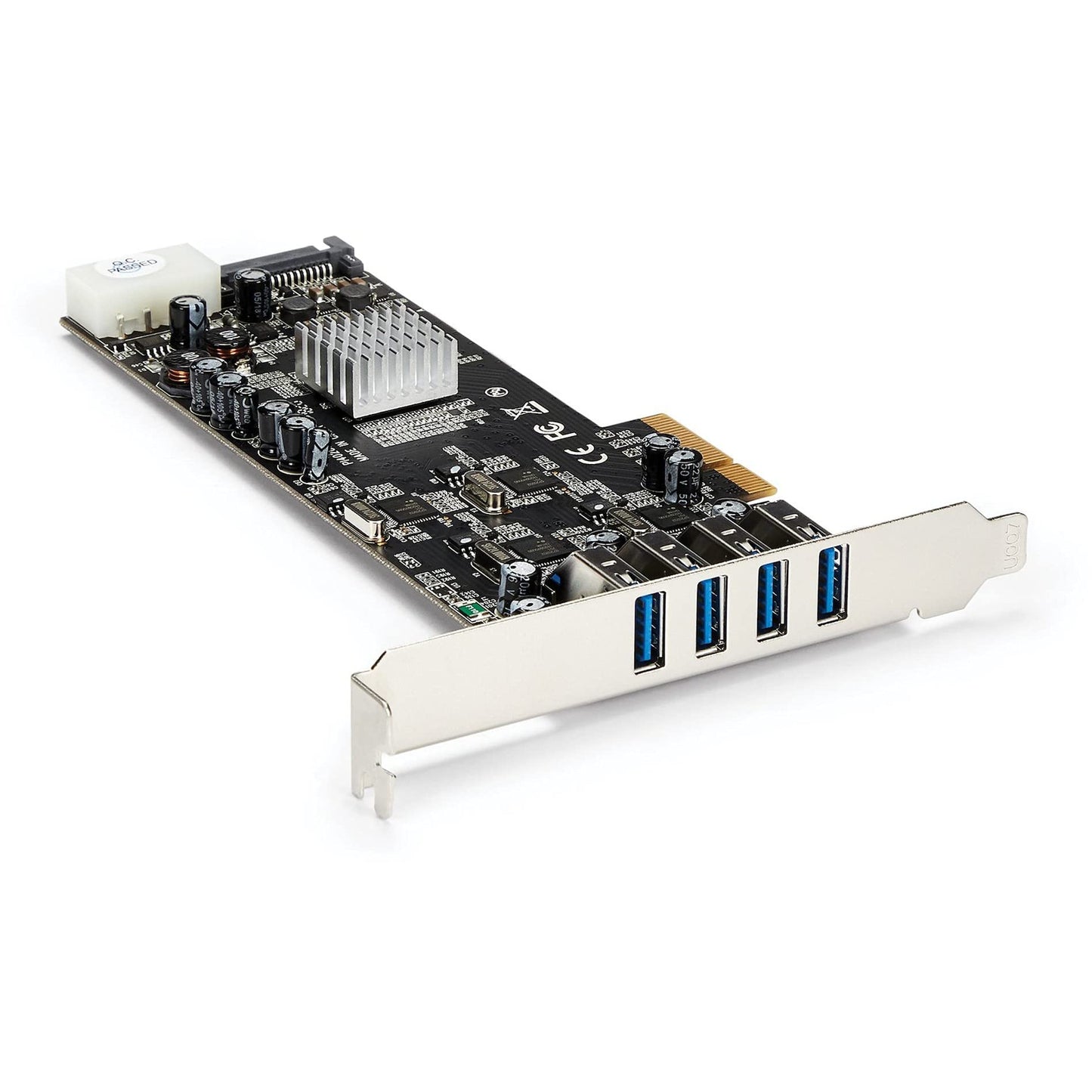 4 Port USB 3.0 PCIe Card w/ 4 Dedicated 5Gbps Channels (USB 3.1 Gen 1) - UASP - SATA / LP4 Power - PCI Express Adapter Card (PEXUSB3S44V)