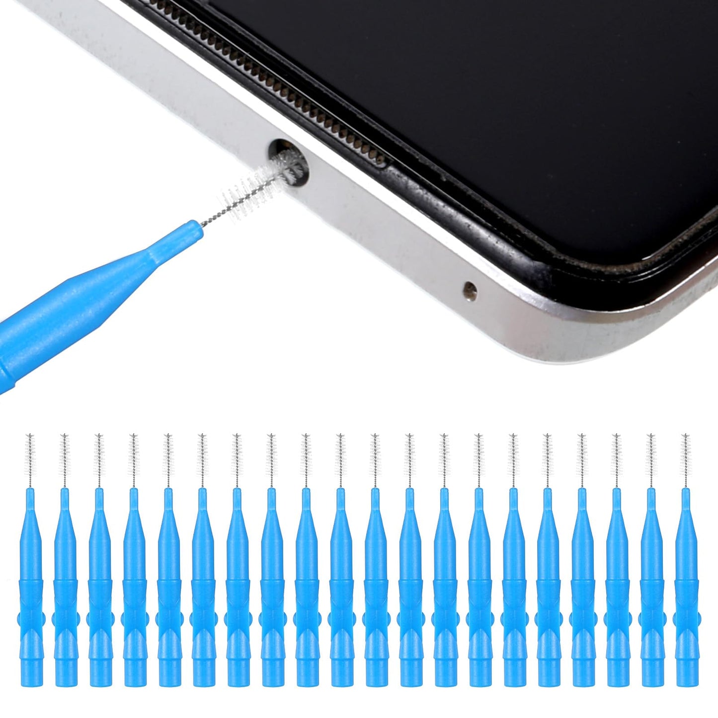 20-Pack Mini Phone Cleaning Brushes for Speakers and Devices