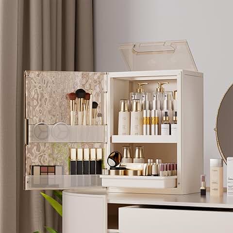 Large Makeup and Skincare Organizer with Drawers