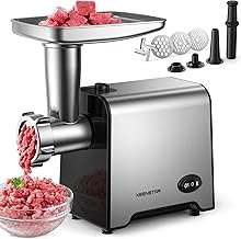 Electric Meat Grinder with Sausage Stuffer and Accessories