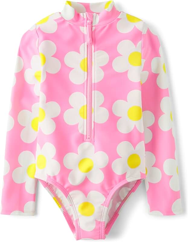 Girls' and Toddler Long Sleeve Swimsuit