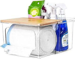 Clear Acrylic Trash Bag Dispenser and Storage Box
