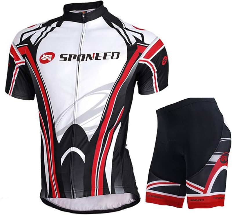 Men's Short Sleeve Cycling Jersey and Shorts Set