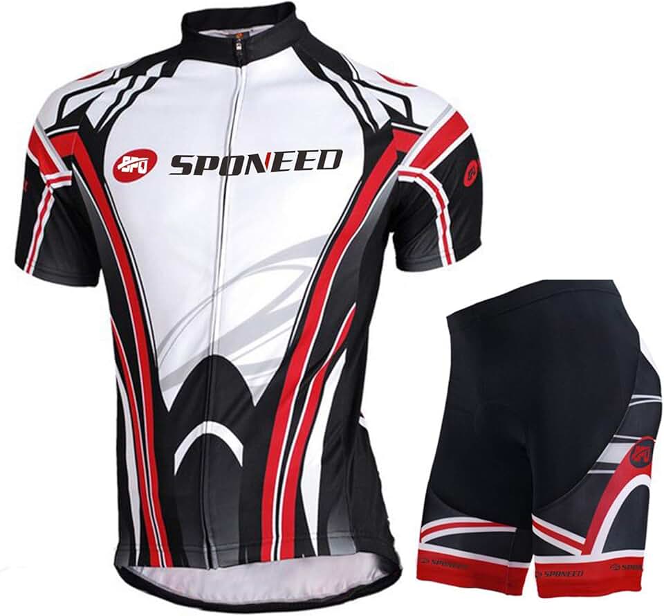 Men's Short Sleeve Cycling Jersey and Shorts Set