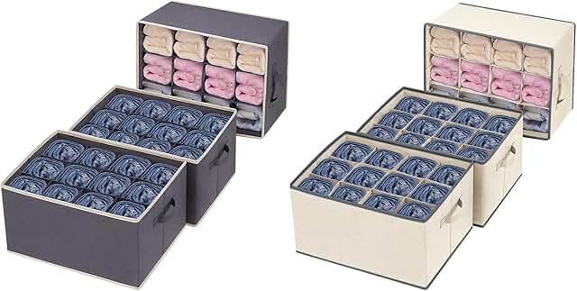 12-Slot Jeans and Clothes Organizer for Wardrobe