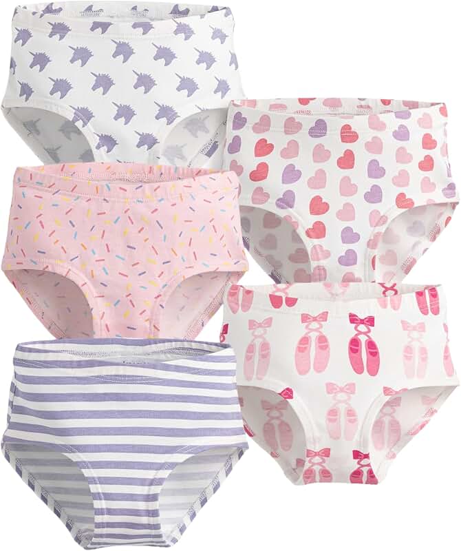 Organic girls' underwear pack