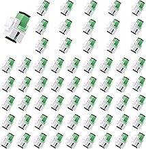 60 pcs Fiber Optic SC Keystone Jack Coupler for Wall Plate