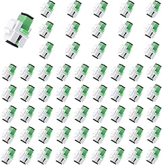 60 pcs Fiber Optic SC Keystone Jack Coupler for Wall Plate