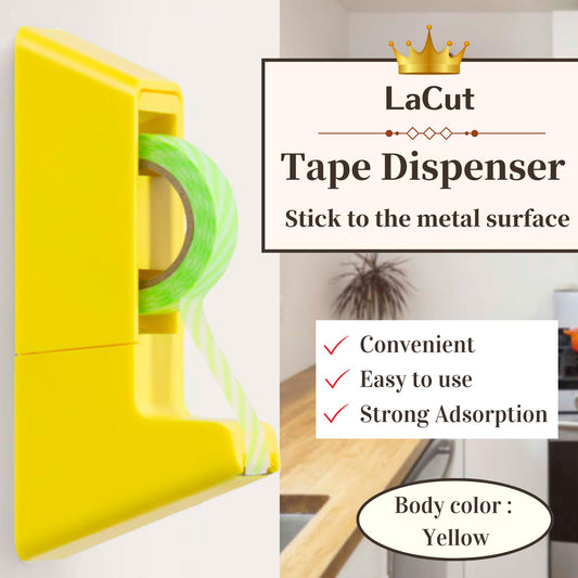 White tape dispenser for refrigerator and whiteboard