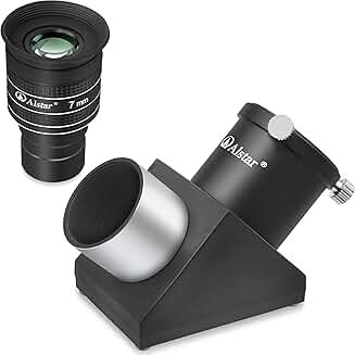 1.25-inch 58° 7mm Telescope Eyepiece with 90° Diagonal